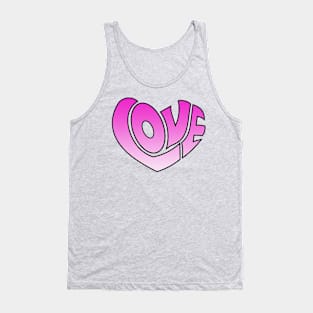 Valentine's Love Heart Tank Top